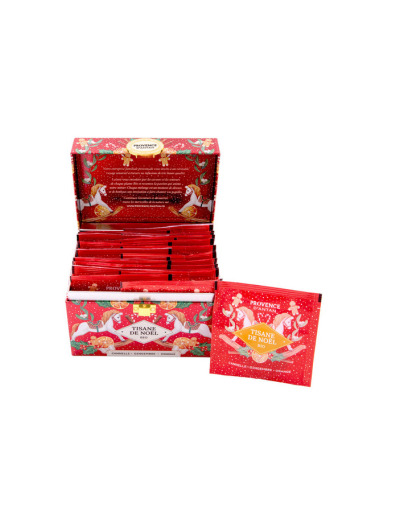 Tisane de Noël biologique coffret métal 20 sachets