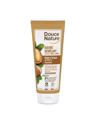 Baume démêlant cheveux sec et abimés huile d'argan 200ml