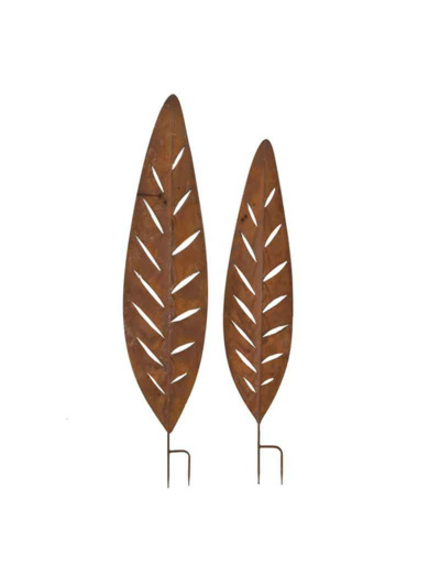 Ensemble 2 tuteurs feuille 32x144cm