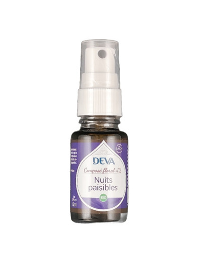 Composé Floral n°2 Nuits paisibles Spray Bio15ml