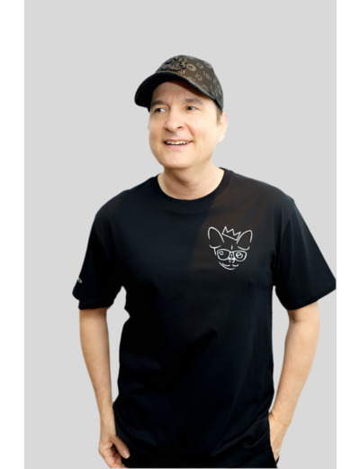 T-shirt Oh la la Chihuahua – Petit logo – Jean-Marc Généreux