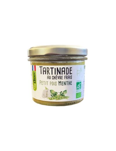 Tartinade au chèvre frais Petit pois menthe So Chèvre Bio