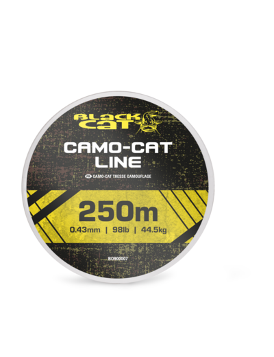 camo cat line 250m black cat