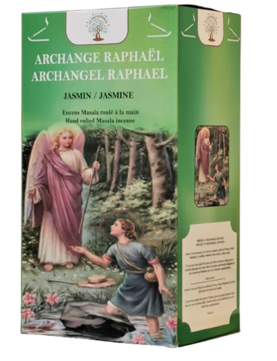 1 étui de 12 bâtons d'Encens - Archange Raphaël - Jasmin