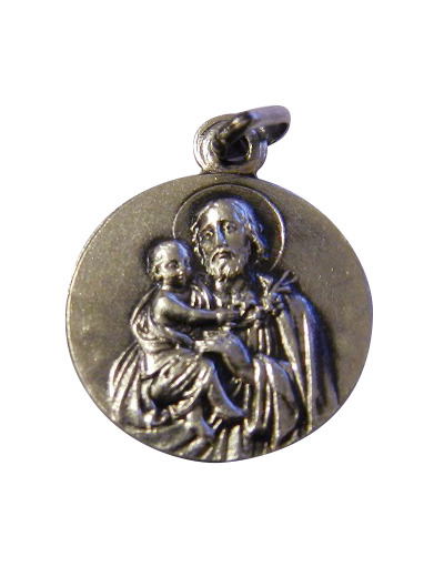 Médaille 14mm en Argent 925 - ST JOSEPH