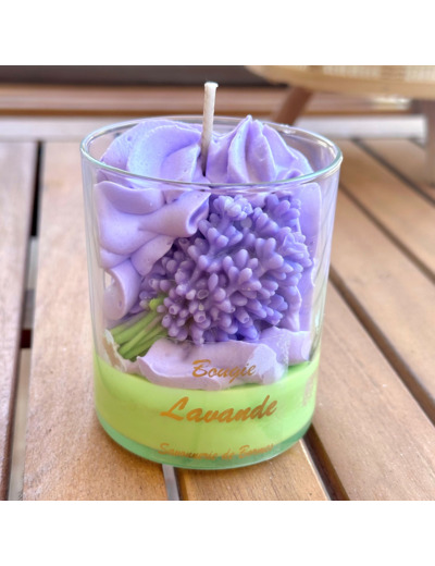 Bougie patissière Lavande 160 g