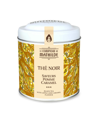 Thé Noir Saveurs Pomme Caramel - 100g