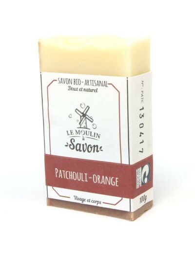 savon solide Patchouli-orange-100g-Le moulin à savon