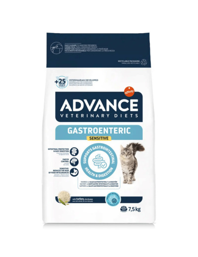 Advance Veterinary Chat, GASTROENTERIC Sensitive - 7.5kg