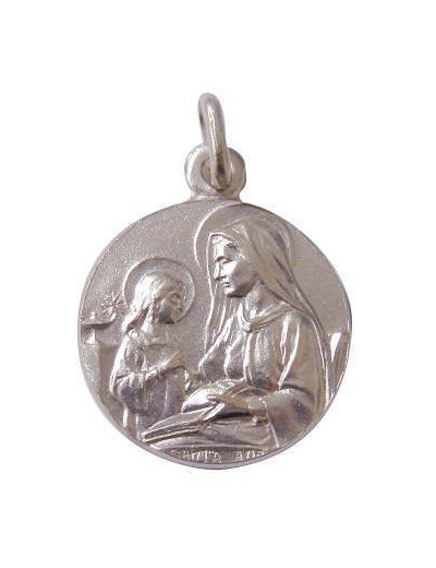 Médaille 17mm en Argent 925 - STE ANNE