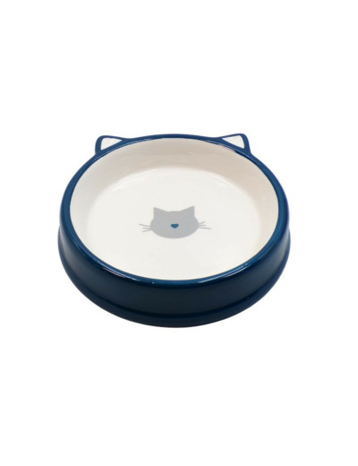 Écuelle céramique CHAT bleue - 200ml