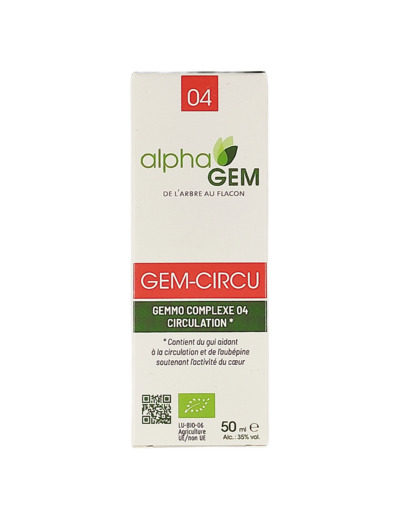Complexe 04 de Gemmothérapie Bio Gem-Circu 50ml