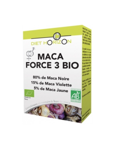 Maca Force 3 bio 60 gélules