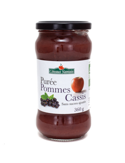 Purée Pommes Cassis Bio 360g