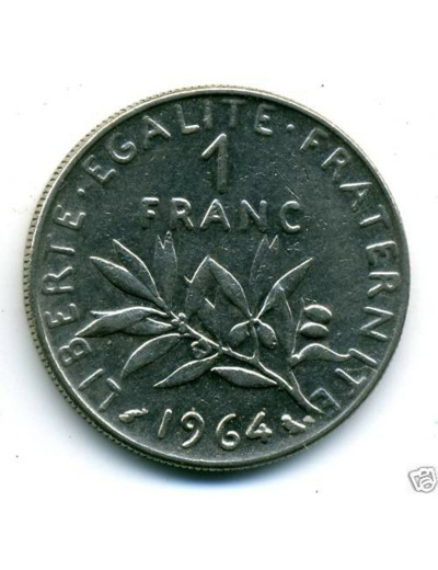 FRANCE 1 FRANC ROTY 1964 TTB+