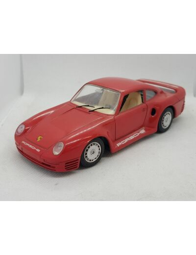 PORSCHE 959 ROUGE BURAGO 1/24 SANS BOITE