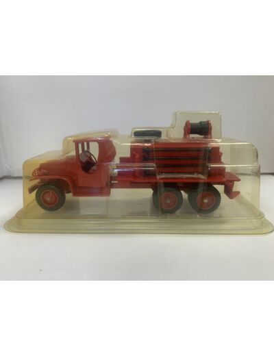 GMC CAMION DE POMPIER 18 1/50 BOITE JAUNIE