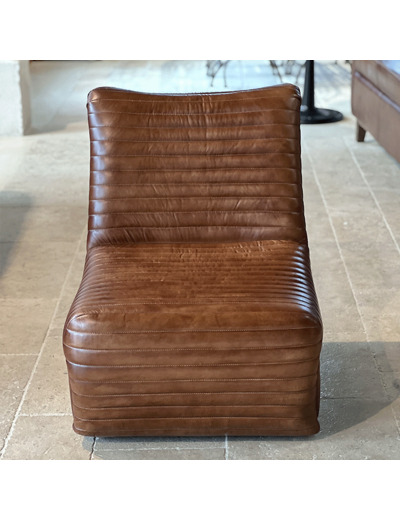 Fauteuil cuir Milano 59x84x71cm