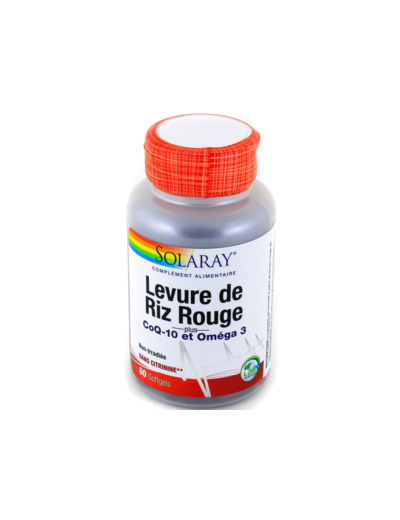 Levure Riz Rouge CoQ-10 et Oméga 3 x60 Softgels