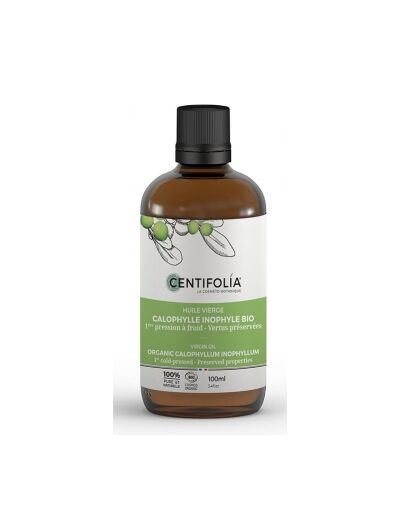 Huile Vierge de Calophylle Inophyle Antiseptique et Cicatrisante 100ml