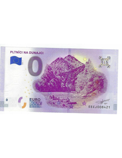 SLOVAQUIE 2019-1 PLTNICI NA DUNAJCI BILLET SOUVENIR 0 EURO TOURISTIQUE NEUF