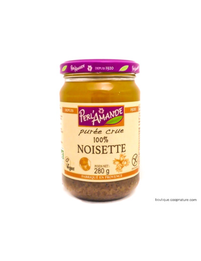 Purée Crue de Noisettes Bio 280g