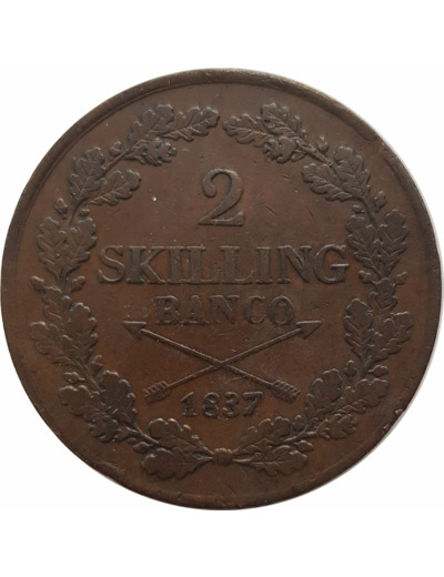 SUEDE 2 SKILLING BANCO 1837 TTB