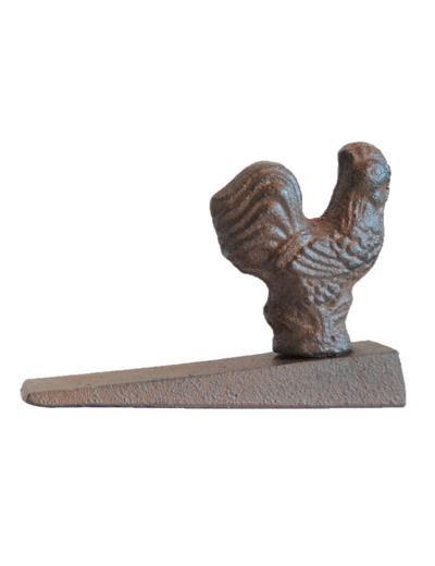 Bloque porte coq fonte 11x3x8cm