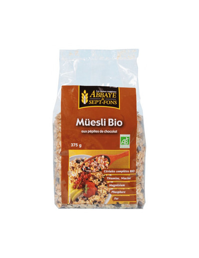 Muesli aux pépites de Chocolat 375g