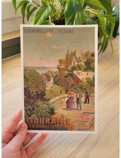 Affiche vintage - Château d'Amboise