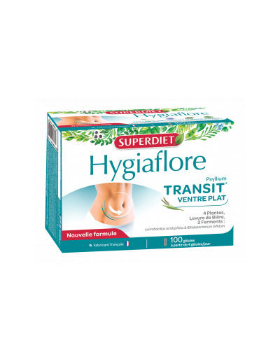 Hygiaflore Transit Ventre plat 100 gélules