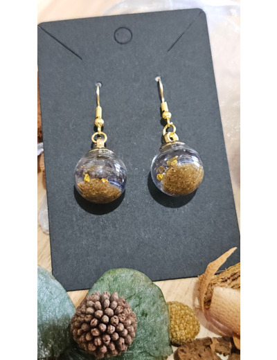 Boucles d'oreilles "Bulles de fantaisie"