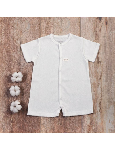 Combishort bébé En Coton Bio en fabrication