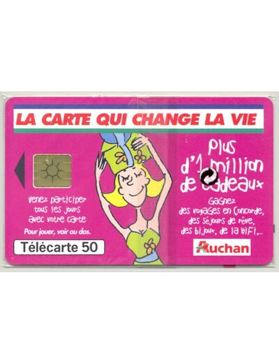 TELECARTE NSB 50 UNITES 09/99 CARTE AUCHAN VIOLET F1012