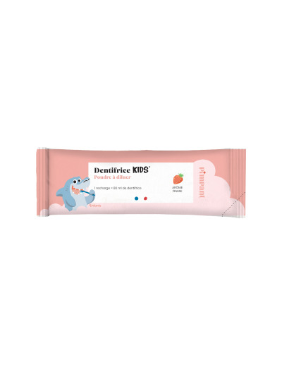 Dentifrice Fraise poudre à diluer 8g