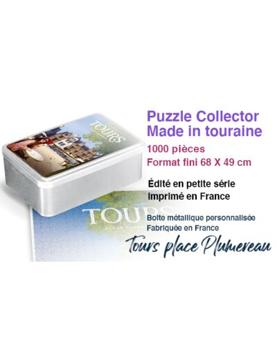 PUZZLE 1000 PIECES - TOURS PLACE PLUMEREAU