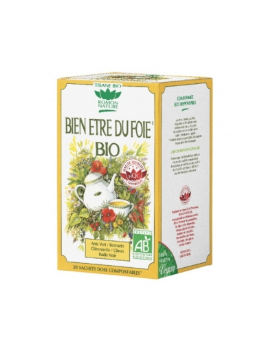 Tisane Bien être du foie 20 sachets 32g