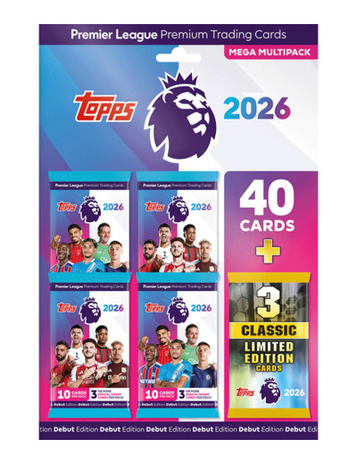 Mega Multipack Topps Premier League 2025/26