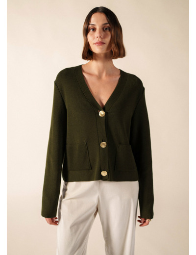 Gilet Courcy 100% laine SAINT JAMES
