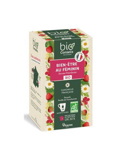 Infusion Bien être au féminin bio 20 sachets 30g