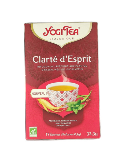 Clarté d'Esprit 17 Sachets d'Infusion 32g Bio