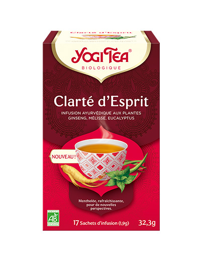 Infusion Clarté d'Esprit-17 sachets-Yogi Tea