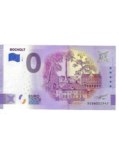 ALLEMAGNE 2021-1 BOCHOLT (ANNIVERSAIRE) BILLET SOUVENIR 0 EURO