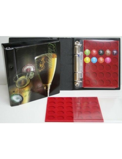 ALBUM POUR CAPSULES DE CHAMPAGNE ARTLINE 7965 (safe)