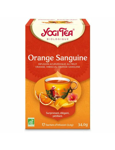 Infusion Orange sanguine Bio-17 sachets-Yogi Tea