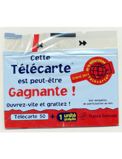 TELECARTE NSB 50 UNITES 11/99 A GRATTER PERDU FRANCE TELECOM F1021A