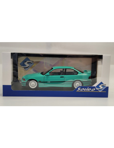 BMW M3 E36 COUPE 1991 VERTE SOLIDO 1/18 BOITE D'ORIGINE NEUF