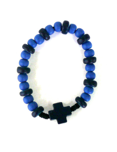 Bracelet bleu foncé D5cm
