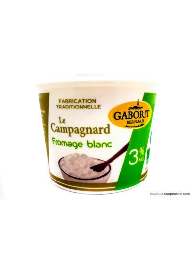 Le Campagnard Fromage Blanc 3% Bio 500g