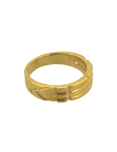 Bague en Plaqué Or Taille 68 - ATLANTE/RE